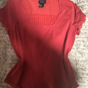 R&L Women's Elegant Red Blouse